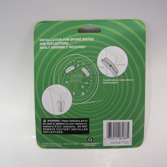 Bell Spoke Hedz Spoke Riders w/ Jelly Bean Reflectors for Bike - NEW - Picture 4 of 7